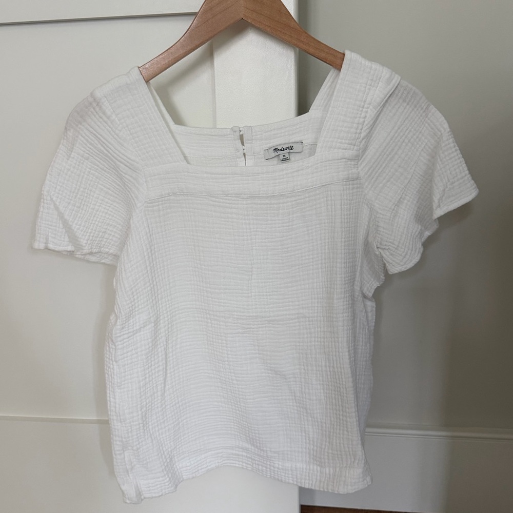 Women’s Madewell Gauze Cotton Top Shirt XS